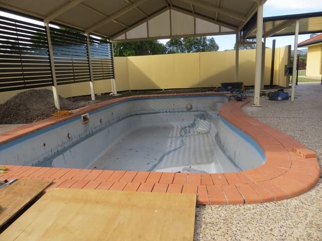 Pool before renovation — Walsh project
